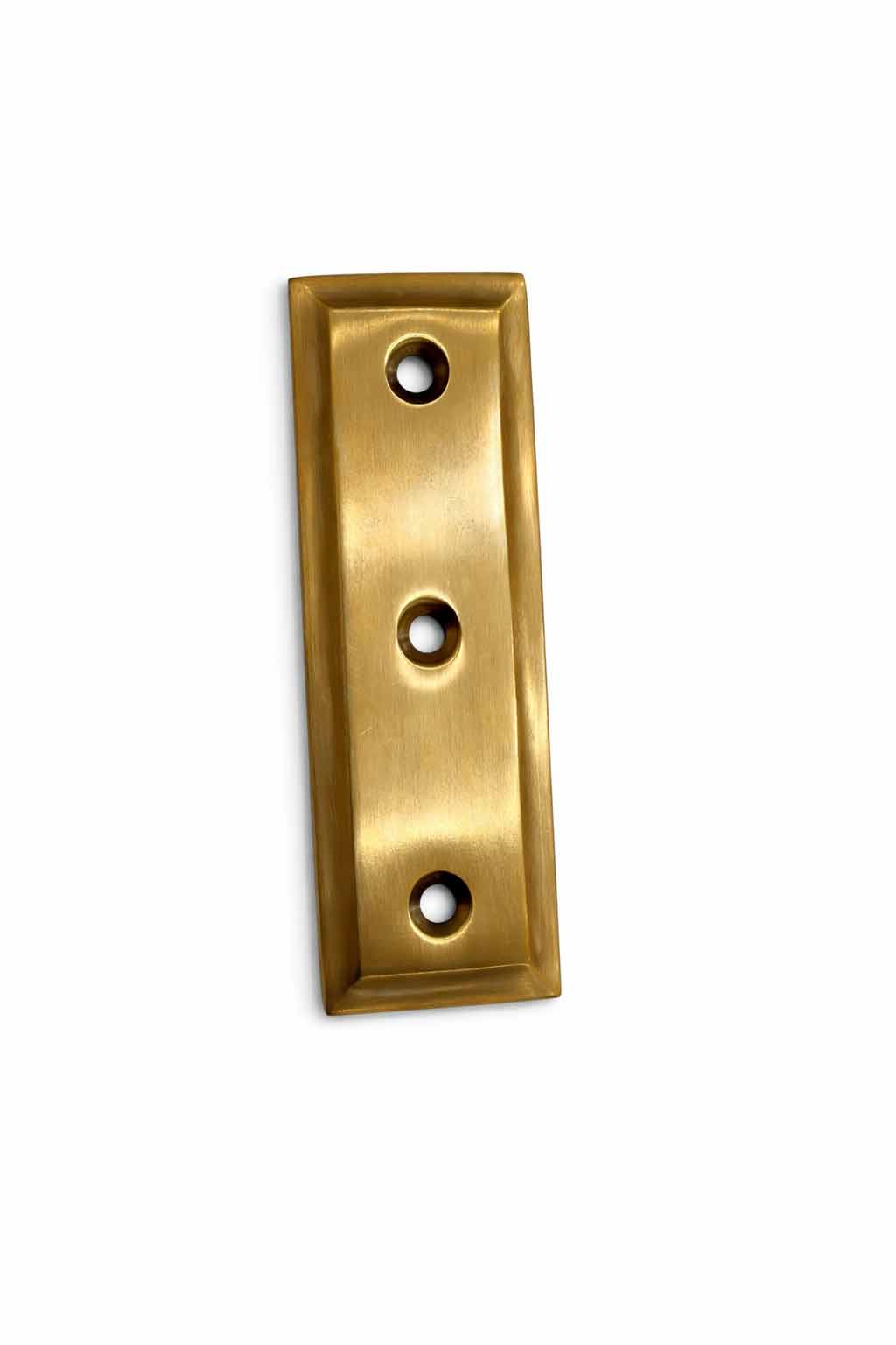 Solid Brass Backplate - Unlacquered Brass Polished