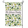 St. Patricks Day Personalized Custom Garden Flag H162 - 12"x18"