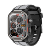 Rugged Smartwatch for Men 3ATM Waterproof Smartwatch 1.96 inch screen for Android and iOS Phones Fitness Tracker Watch with 100+ Sports Modes
