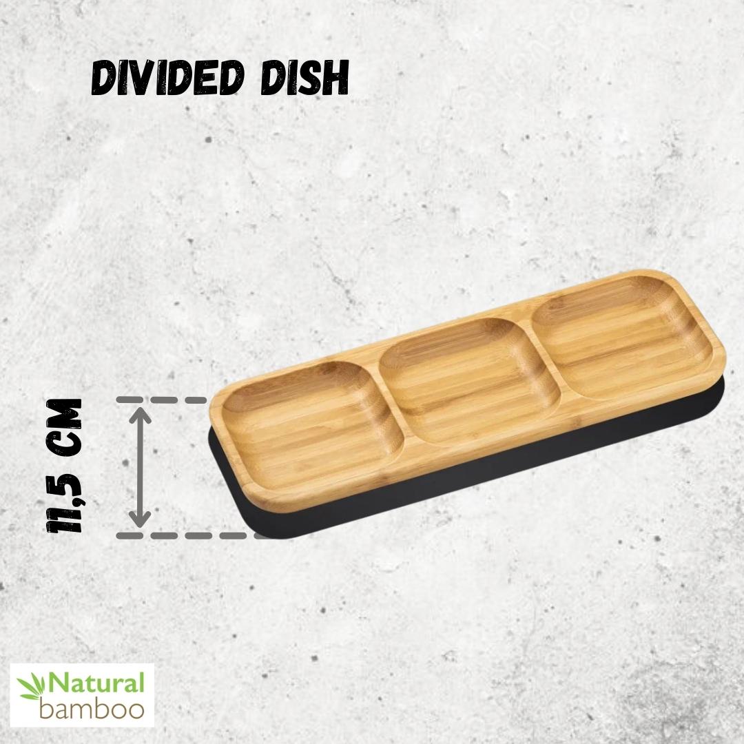 Bamboo Divided Dish 13