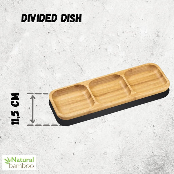 Bamboo Divided Dish 13
