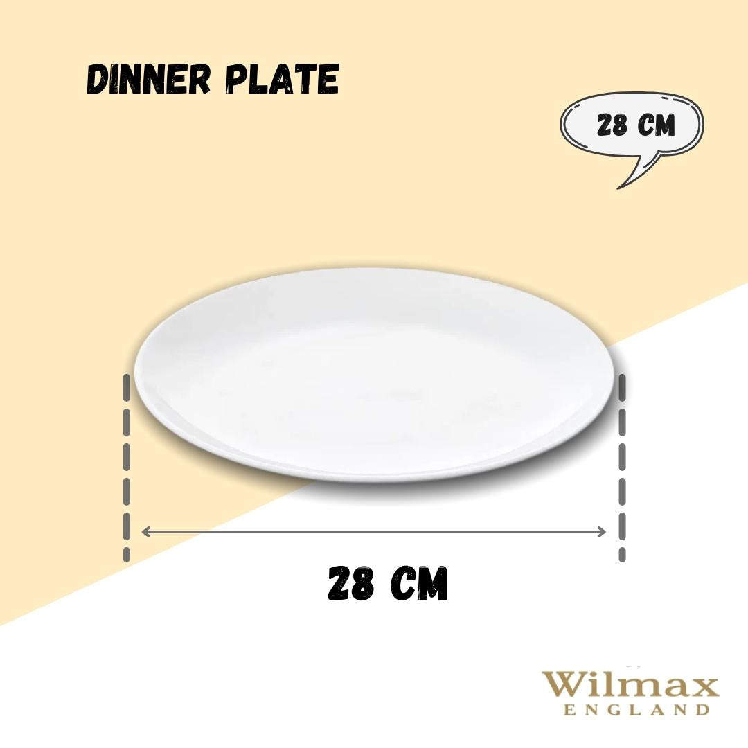 White Dinner Plate 11