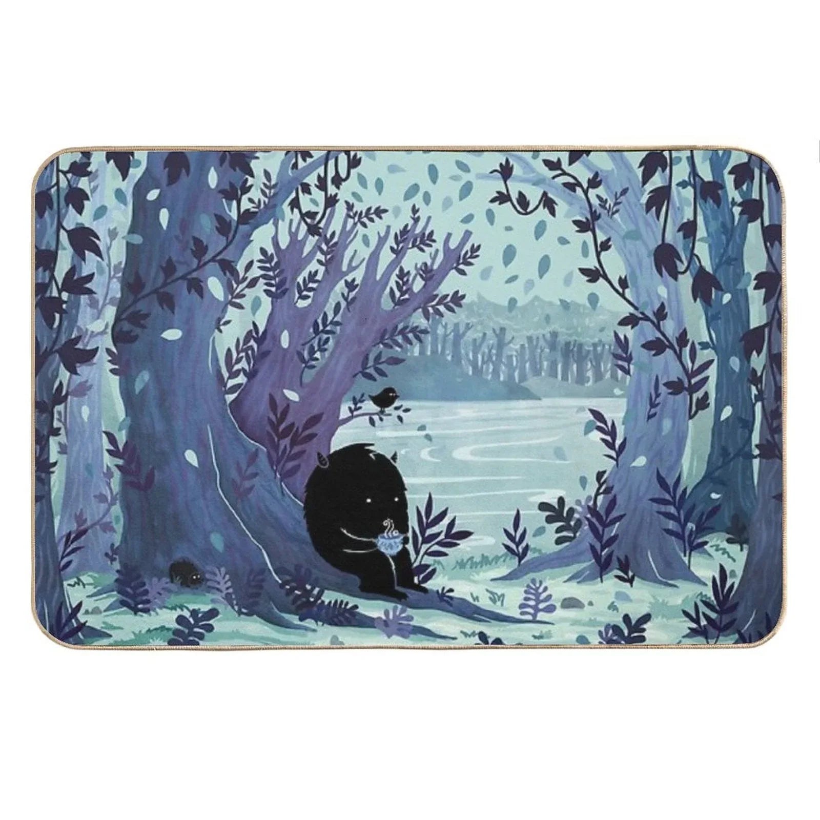 A Quiet Spot of Tea Bath Mat