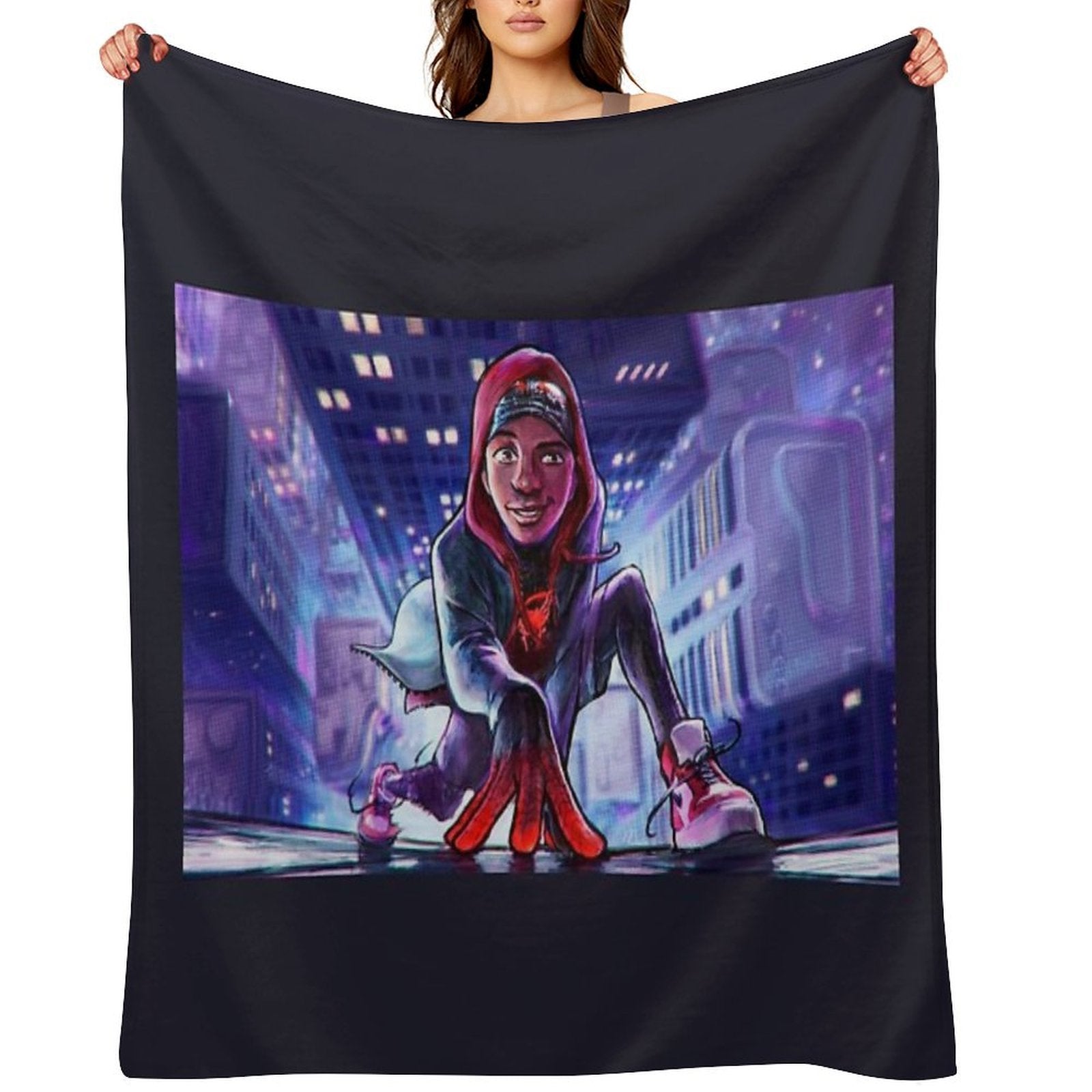 Miles Morales Compact Throw Blanket