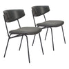Charon Dining Chair (Set of 2) Vintage Black