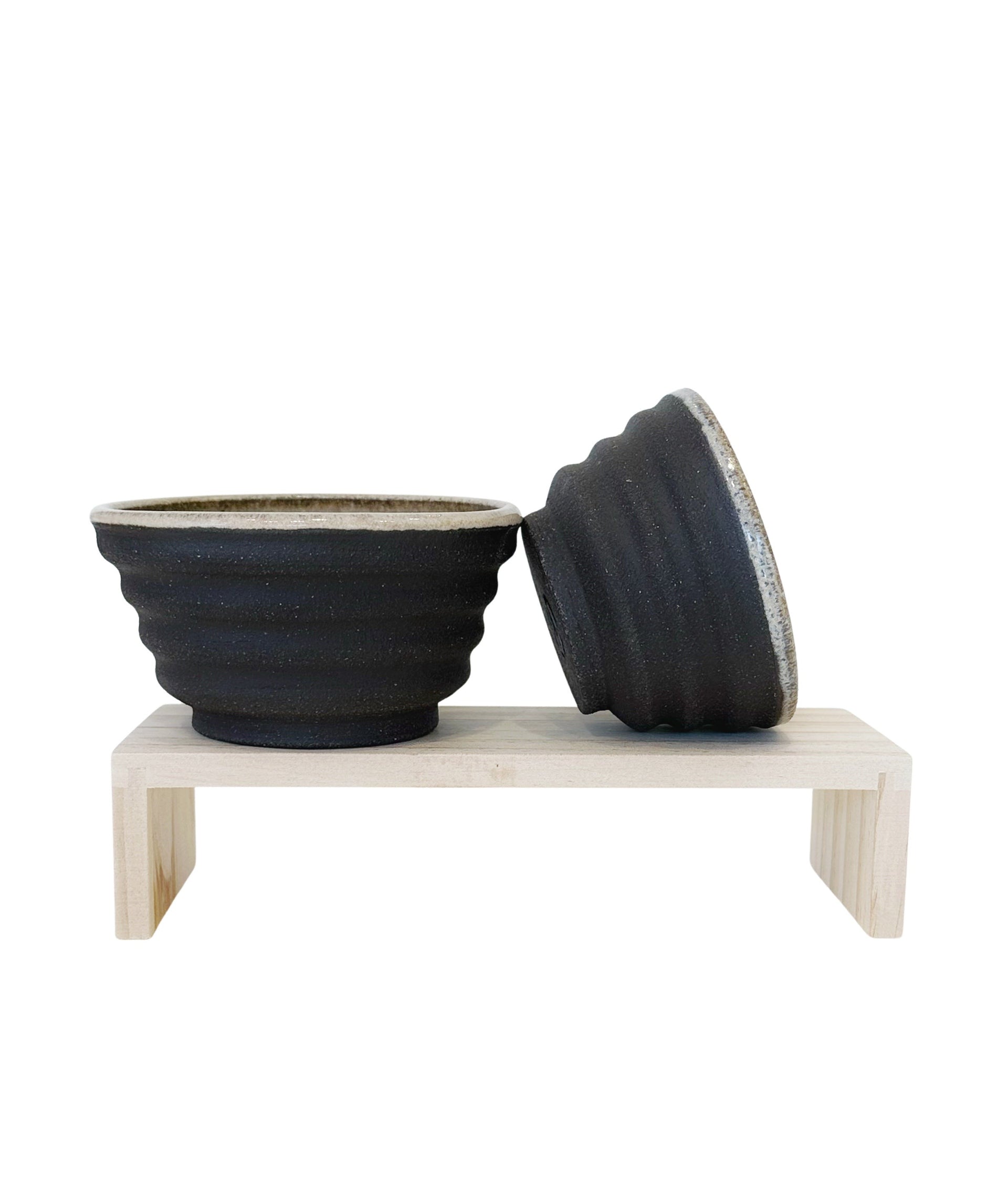 S/2 Cups / Bowls - Chocolate