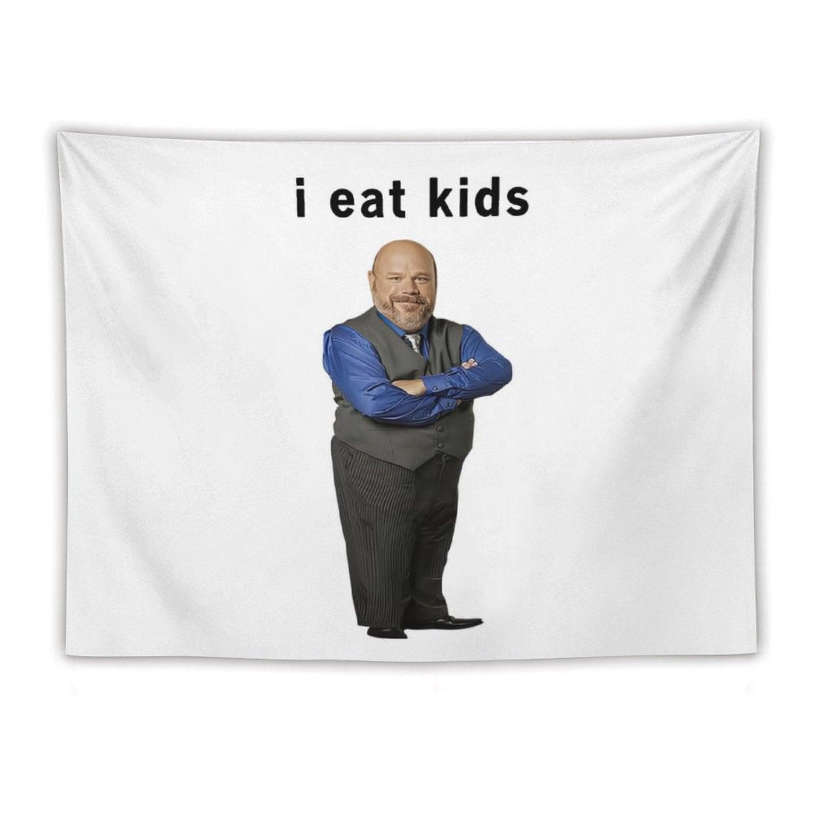 I Eat Kids Bertram Tapestry