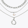 Want To Know You Better - Silver Triple-Layered Necklace