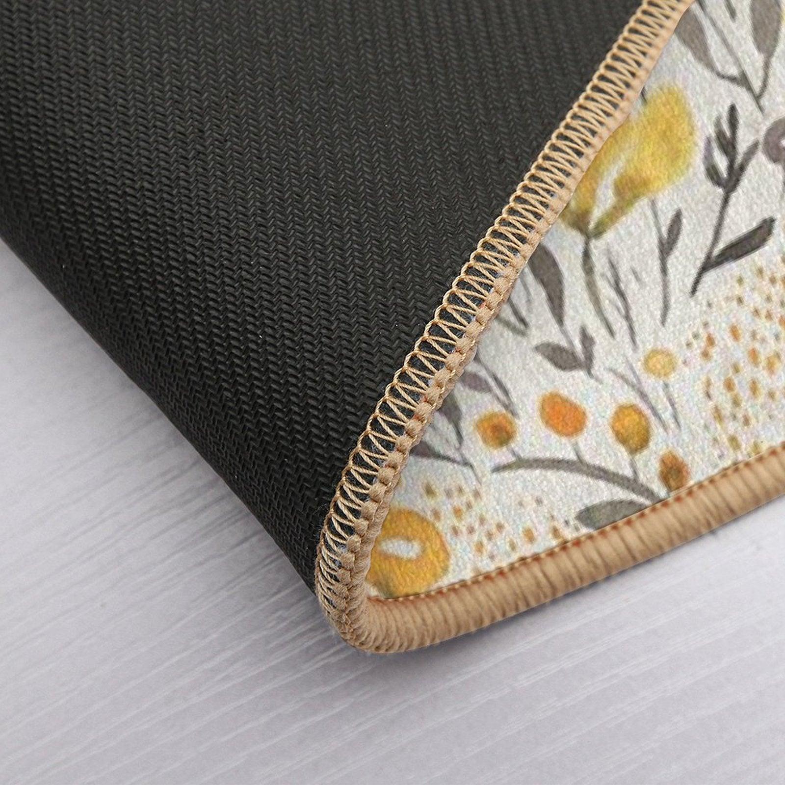 Yellow Field  Slip-Resistant Bath Mat