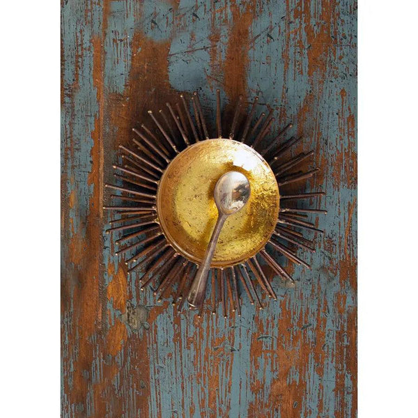 Iron & Goldleaf Medium Sea Urchin Dish