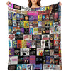 Musical Collage Shrink-resistant Throw Blanket