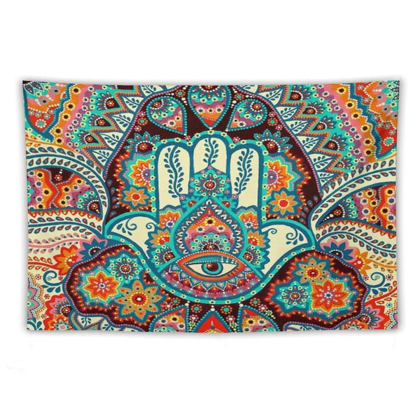 Hamsa Hand Tapestry