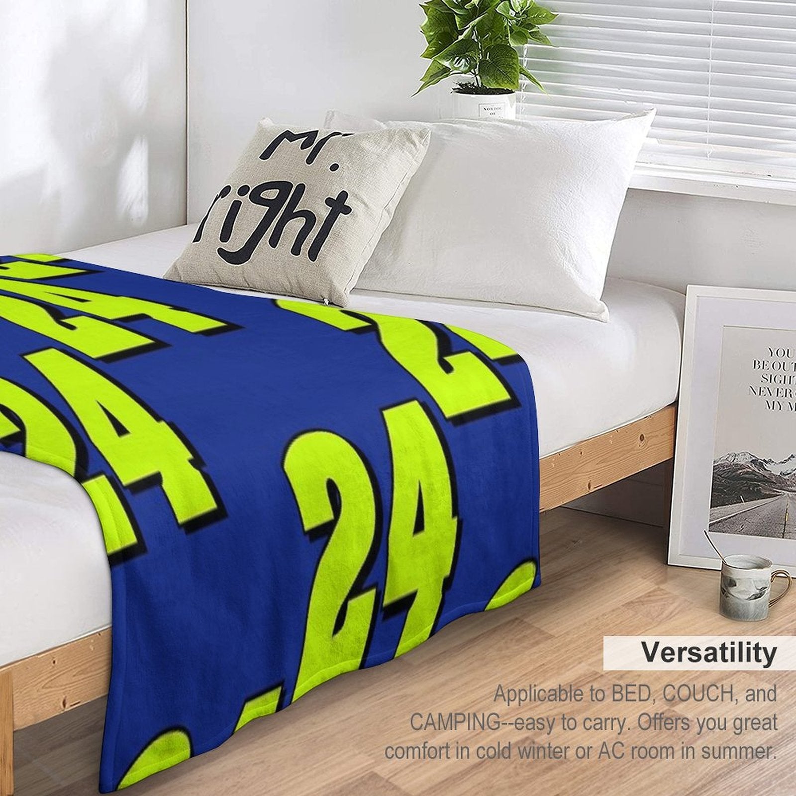 Jeff Gordon NASCAR Sticker Machine-washable Throw Blanket
