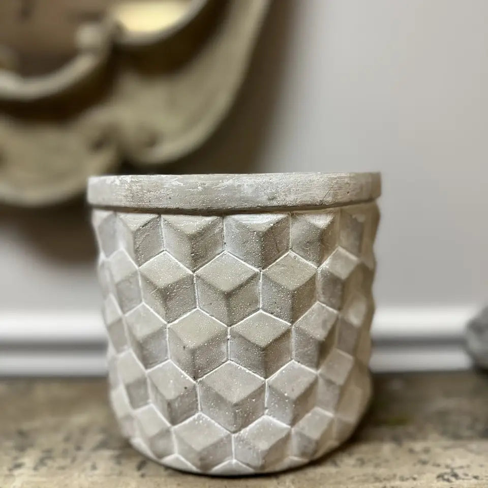 Geometric Cement Planter