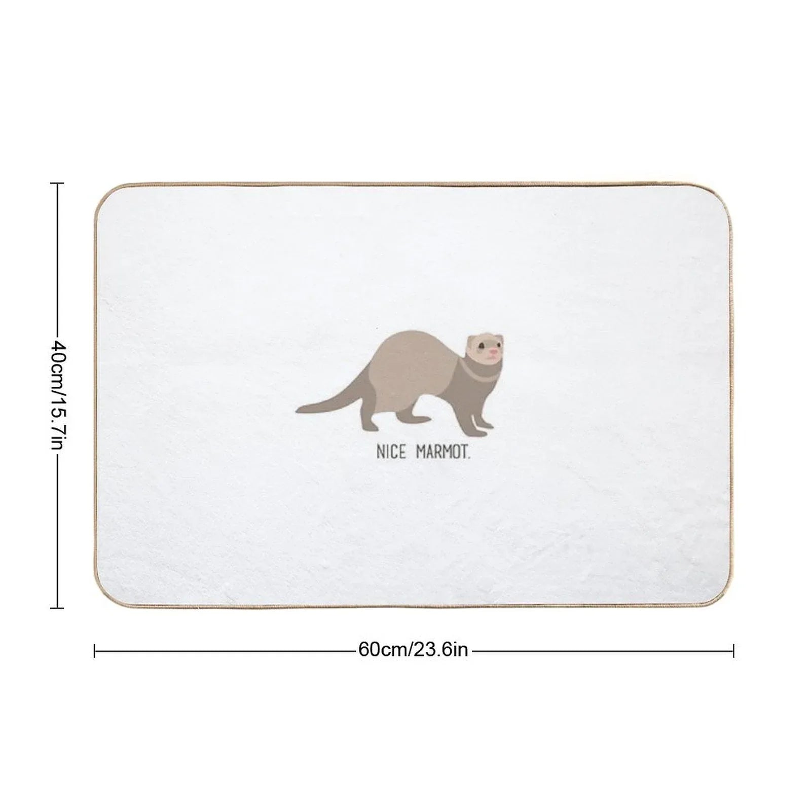 Nice Marmot - The Big Lebowski Bath Mat