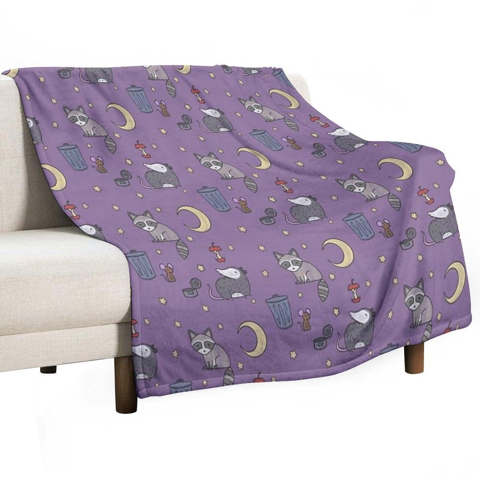 Trash Gang Throw Blanket
