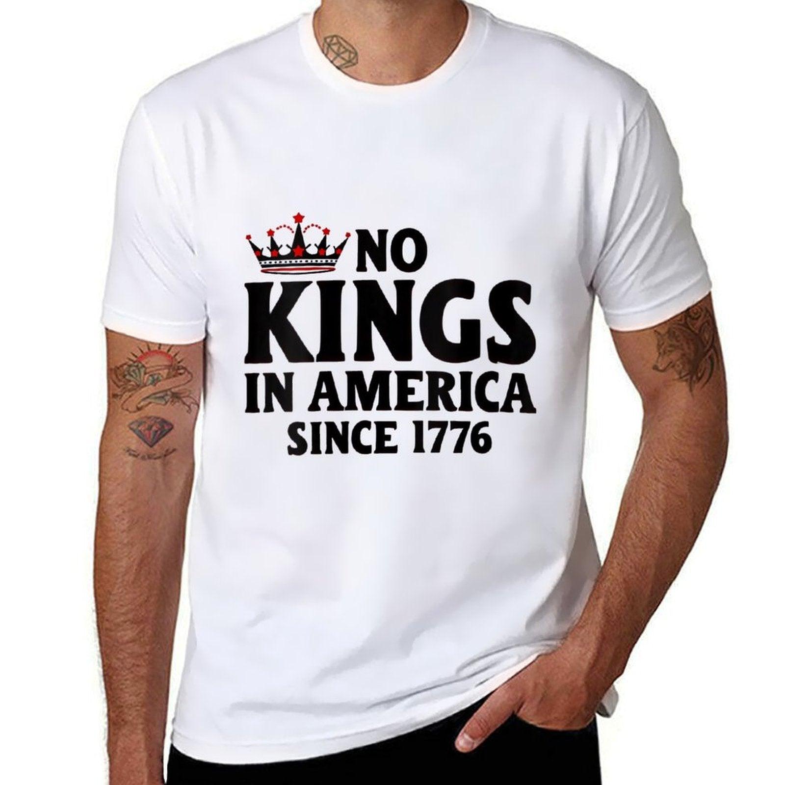 Womens No Kings In America Since 1776  Moisture-wicking T-Shirt