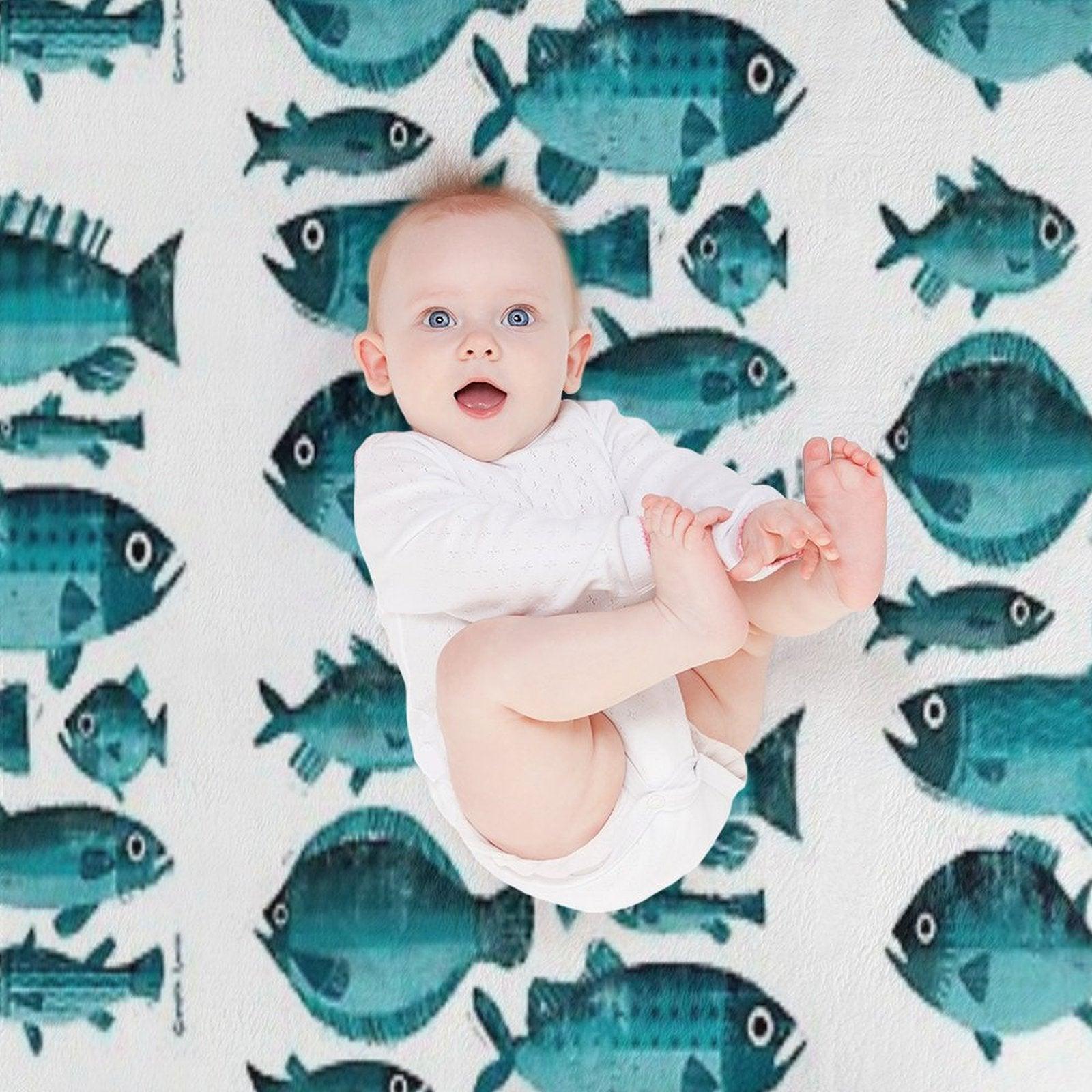 Ten Fish Throw Blanket