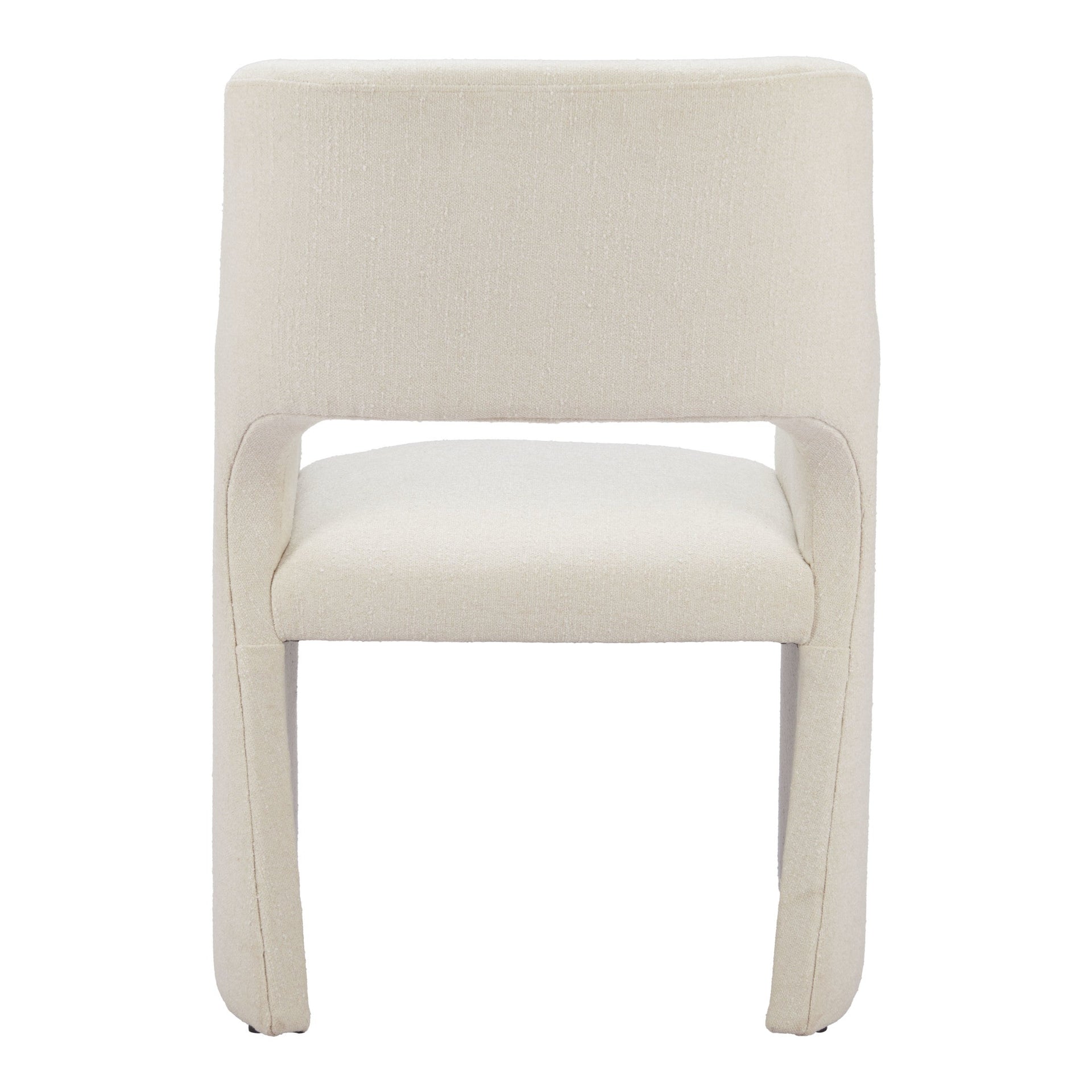 Minet Dining Chair Linen White