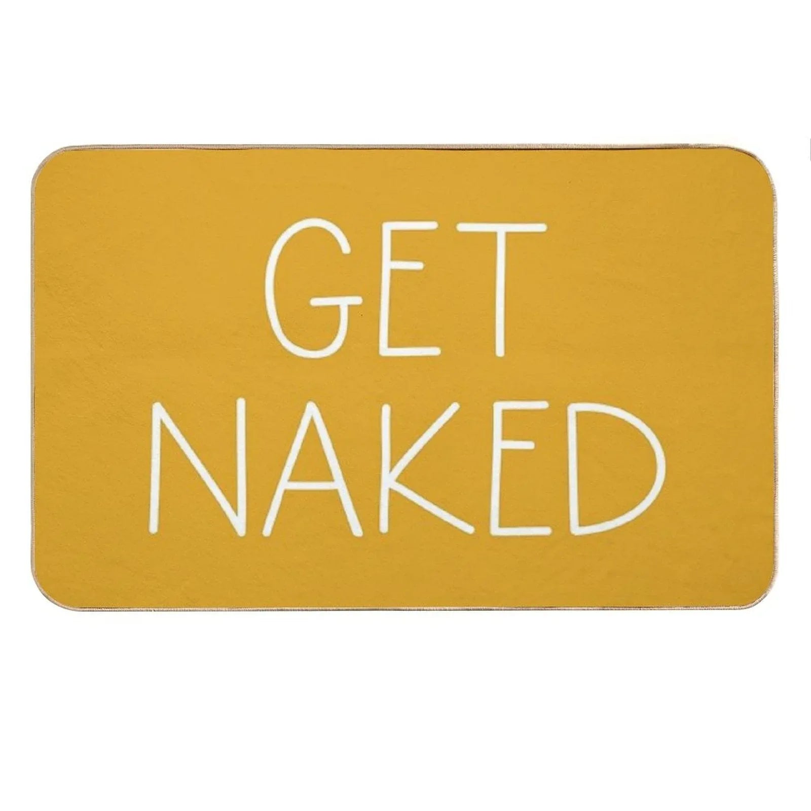 Get Naked Mustard Bath Mat