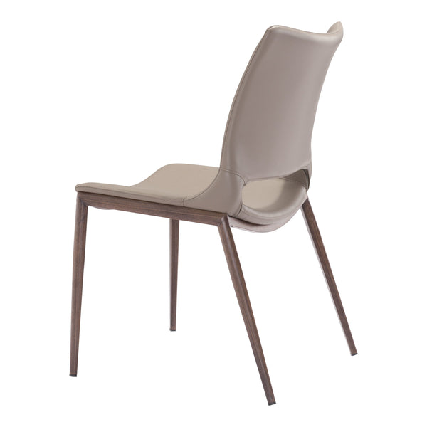Ace Dining Chair (Set of 2) Brown & Walnut
