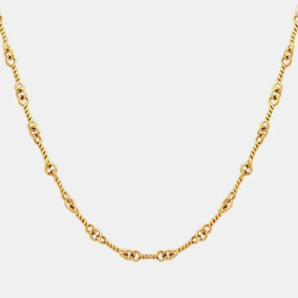 Gold Rope Link Chain Necklace - Gifts for You 'n Me