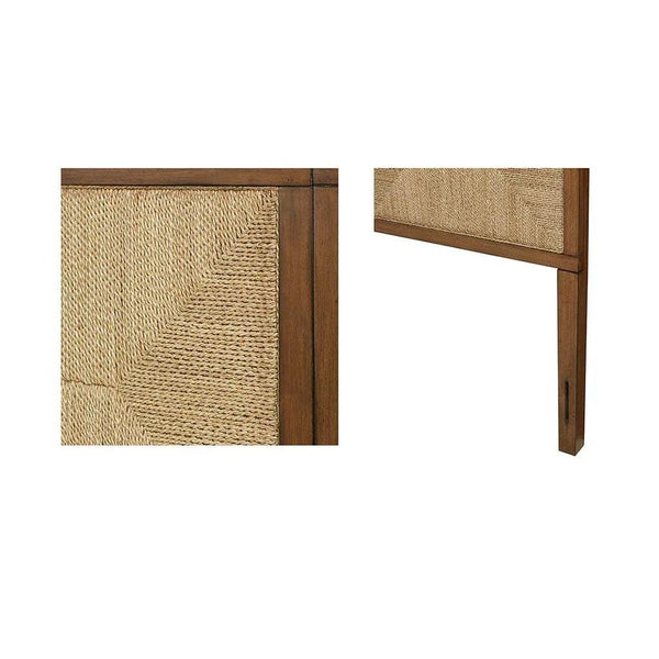 Seagate Handcrafted Seagrass Headboard Queen by INK+IVY - Gifts for You 'n Me