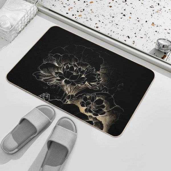 Gold Lotus Bath Mat