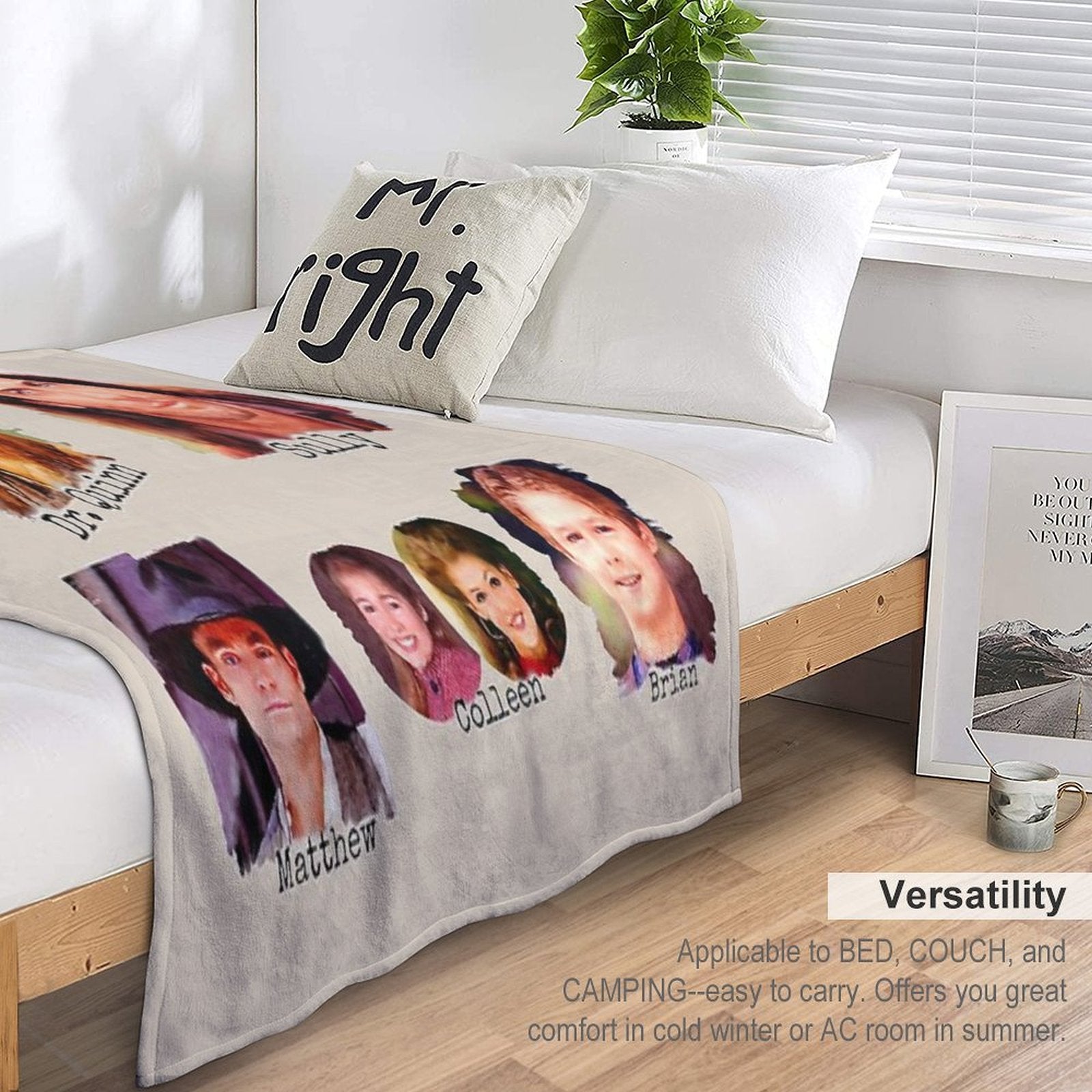 Dr. Quinn Medicine Woman Family Wrinkle-free Throw Blanket