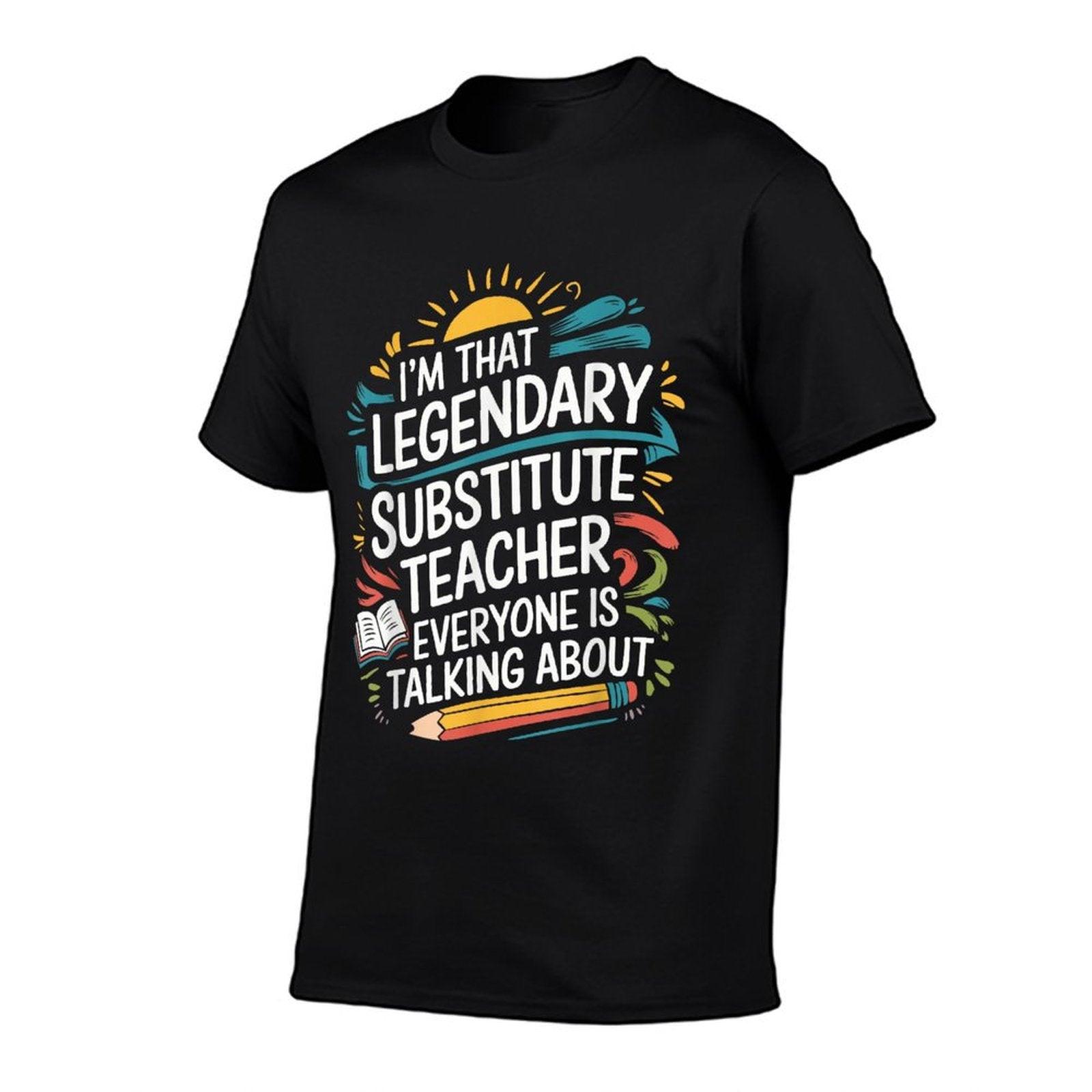 Sub Teacher Design For Sub Teacher Squad Substitute Teacher T-Shirt
