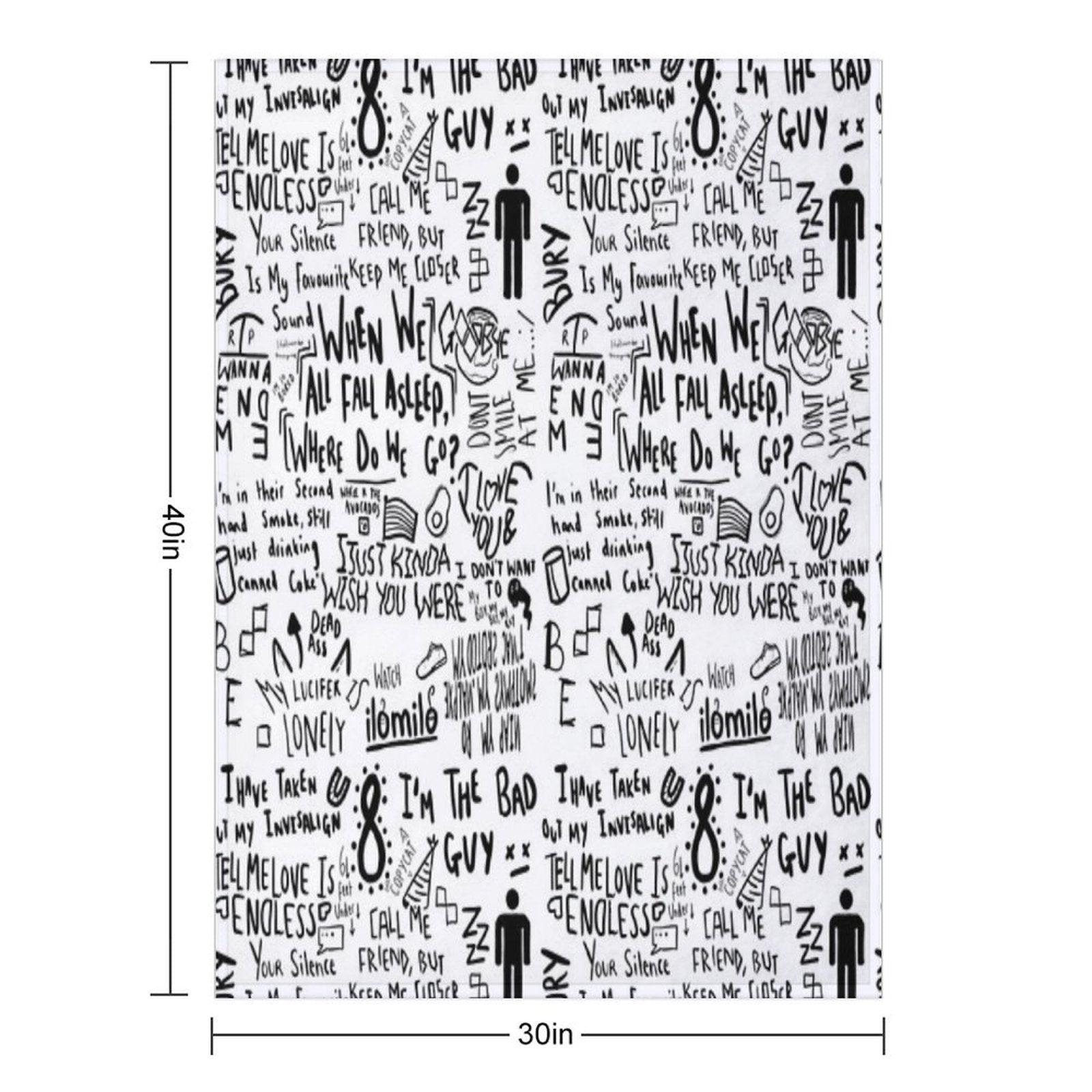 Billie Eilish Throw Blanket