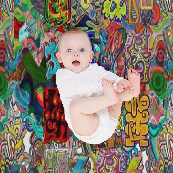 Graffiti 2021 Machine-washable Throw Blanket