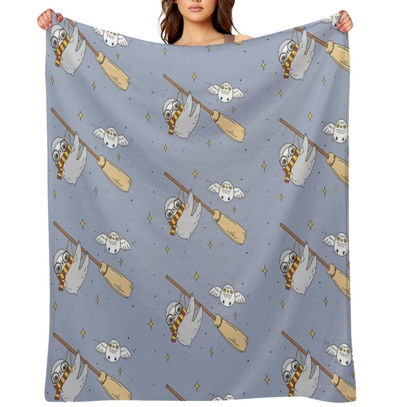 Harry The Sloth Throw Blanket