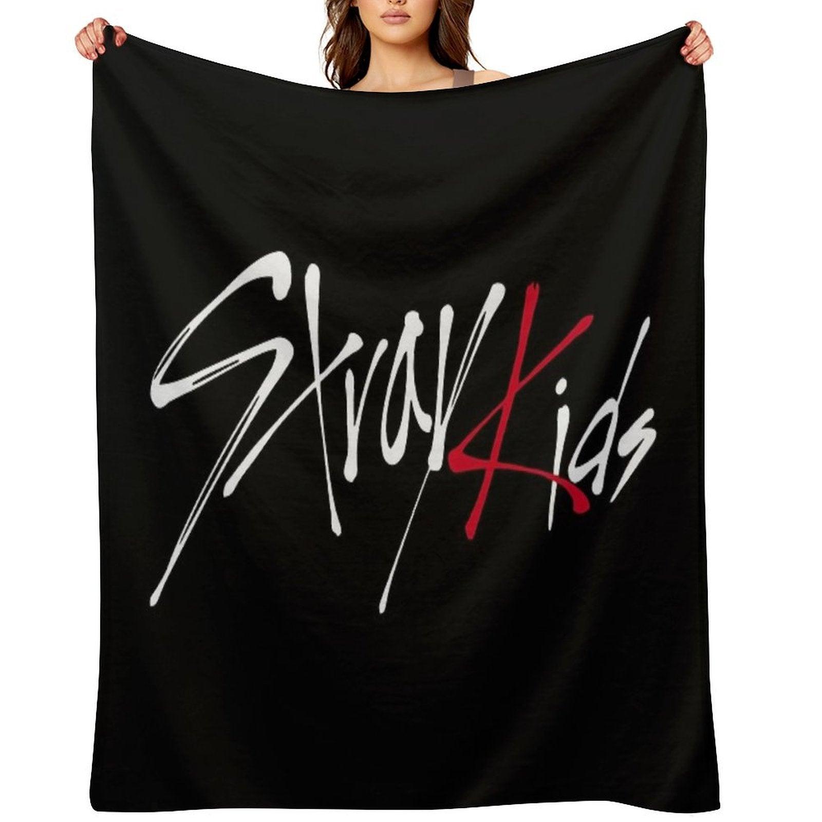 Stray Kids Logo Throw Blanket