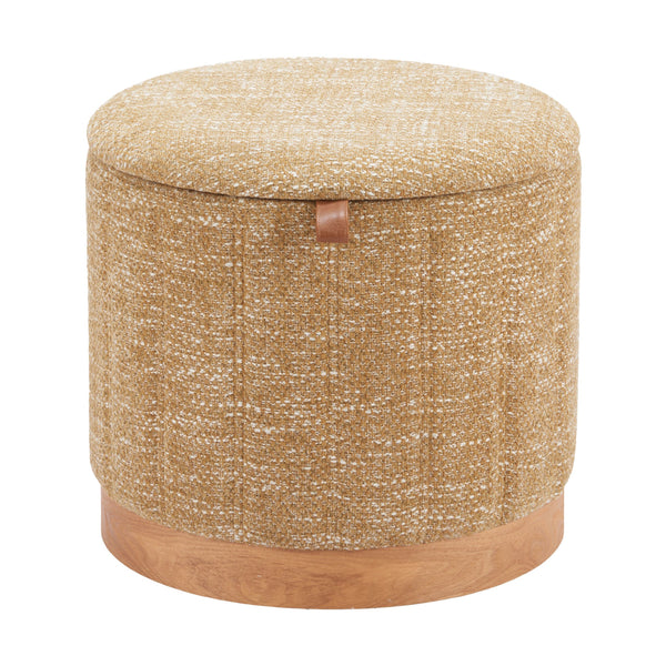 Fije Storage Ottoman Oat Yellow