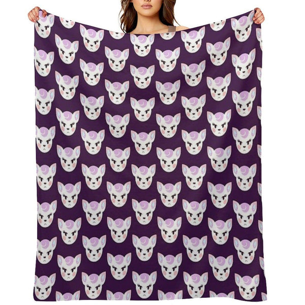 Deer Gal Diana Throw Blanket