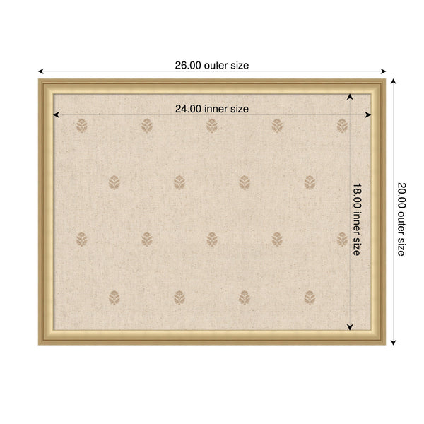 Pinboard Beige Botanical Block Print