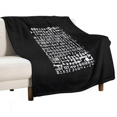 Dwarf Fortress Tile Set FnordSet Graphic Wrinkle-free Throw Blanket