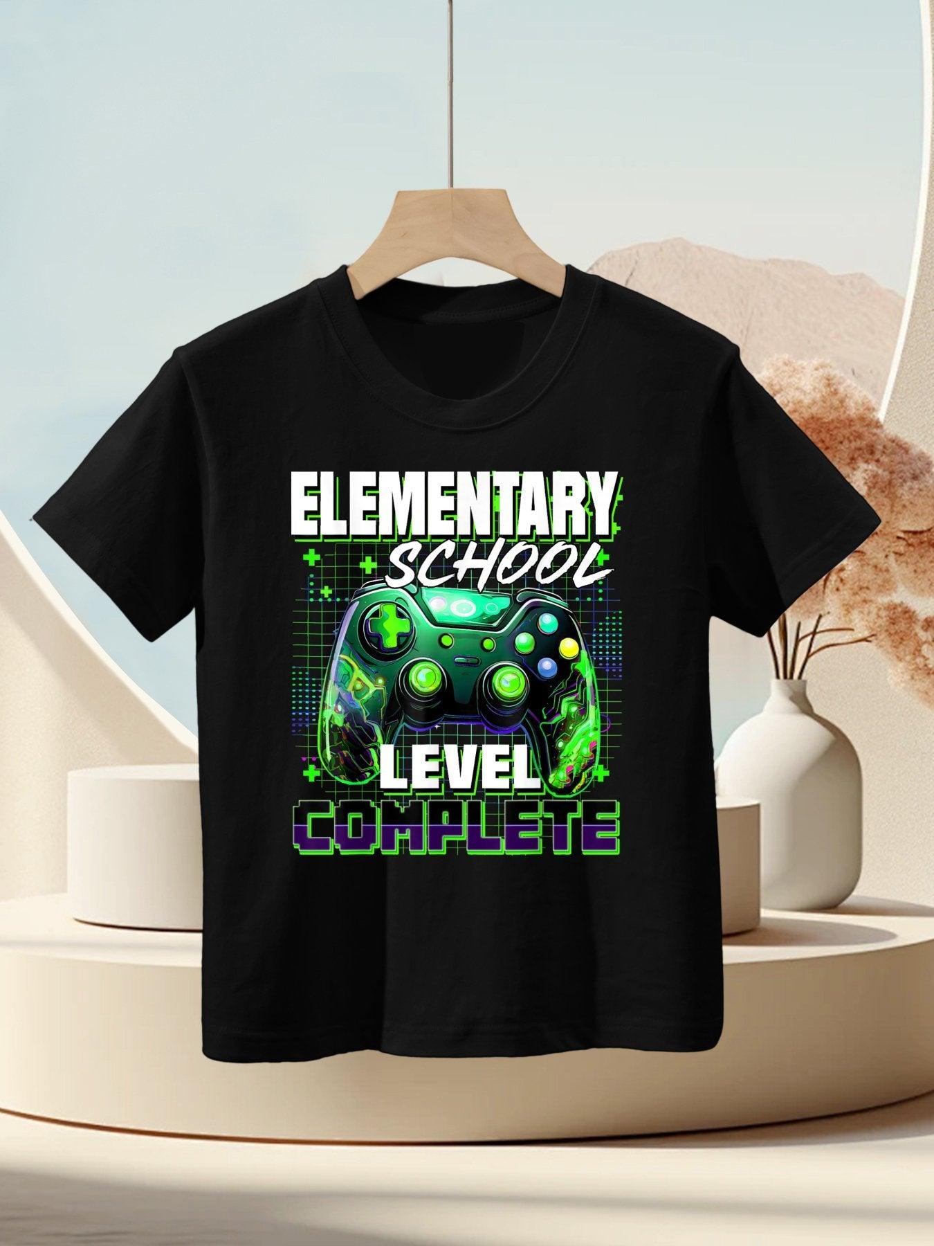 Controller Elementary School Level Complete Graduation Boys Kids T-Shirt