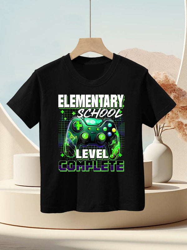 Controller Elementary School Level Complete Graduation Boys Kids T-Shirt