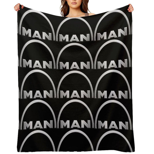 MAN Logo Throw Blanket
