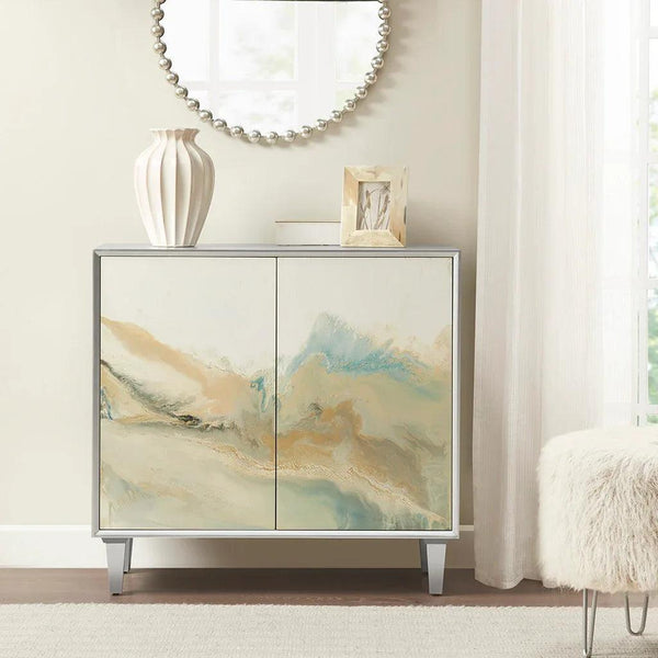 Bering 2 Door Abstract Modern Accent Chest - Gifts for You 'n Me