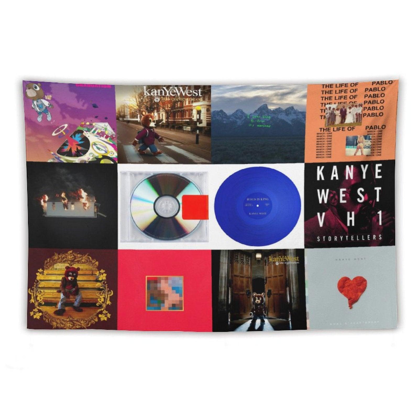 Kanye Albums Cover Tapestry
