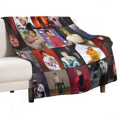 Jack Harlow Photo Collage Sustainable Throw Blanket