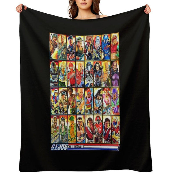 G.I. Joe in The 80s! Movie Edition! Throw Blanket