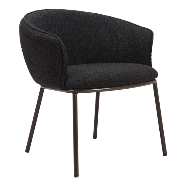 Essen Dining Chair Black & Bronze