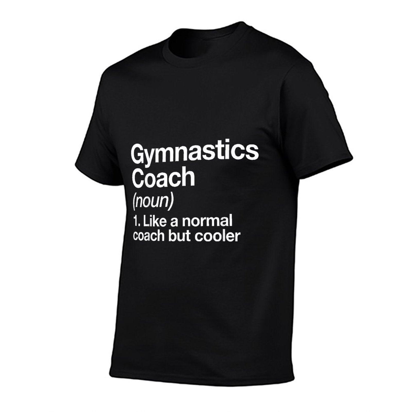 Gymnastics Coach Funny Sports Definition Trainer Instructor T-Shirt