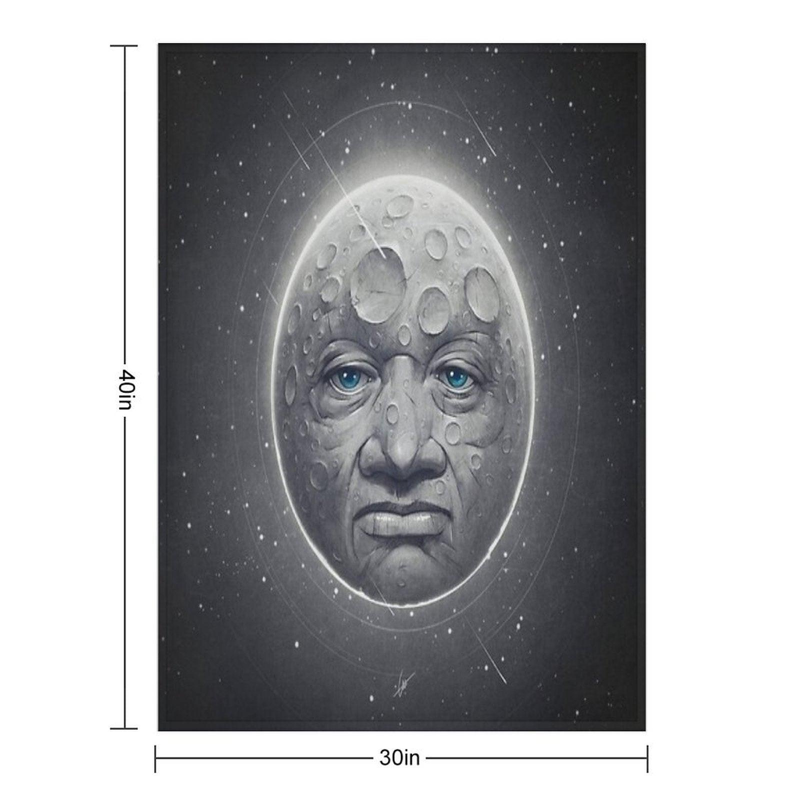 The Moon Throw Blanket