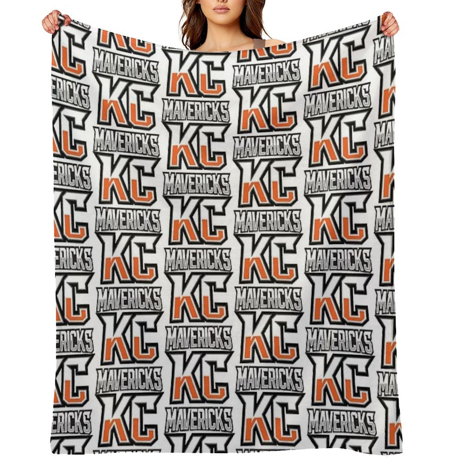 Kansas City Mavericks Plush Throw Blanket