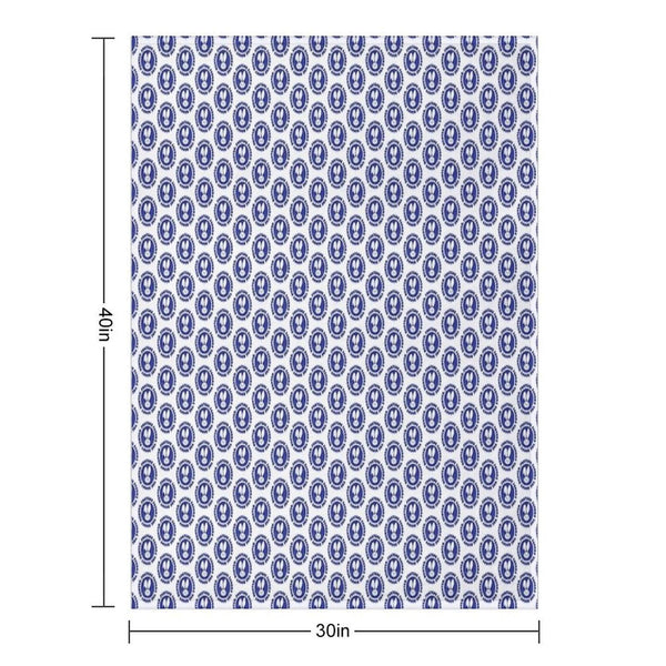 Fortune Favors The Bunny Hunter Throw Blanket